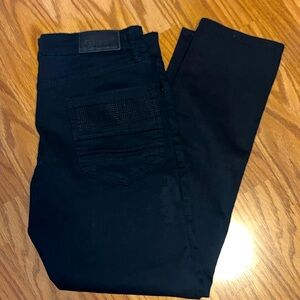 Fried Denim Black Jeans Pants Slim Fit Mens Size 34 x 30